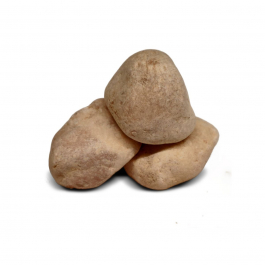 Ciottoli Di Marmo Rosso Verona 25/40 Mm - Sacco Da 25 Kg Per Giardino, Vasi, Decorazioni