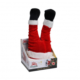 JOYIN 2 Cappelli Di Natale Babbo Natale Ed Elfo Pantaloni Per Divertenti E Festivi Cappello Per Feste Di Natale, Decorazioni Natalizie, Rosso E Verde - Foto 3