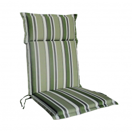 Homescapes, Cuscino in cotone, imbottitura morbida e fodera decorativa, motivo a righe, colore: multicolore 30 x 50 cm
