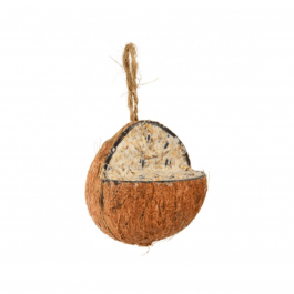 Garden Mile® - Mangiatoia per uccelli da appendere, semi di noci e semi di noci per uccelli, palline di grasso per torte, giardino, patio