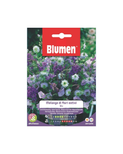 Semi di Mélange di Fiori estivi blu
