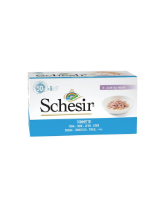 Schesir in Cooking Water cibo umido per gatti Multipack6x50g