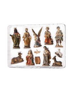 Set statuine Natività per presepe 11 pz