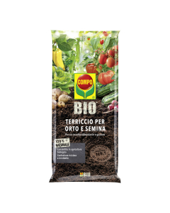 Terriccio per orto e semina COMPO BIO 50L