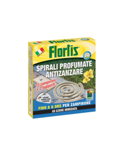 Flortis Spirali antizanzare alla citronella 10 Pezzi