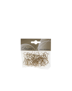 Gancetti color oro per palline di Natale confezione da 50 pz