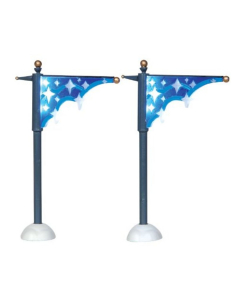 Lemax Star Street Banner – Set 2 lampioni luminosi