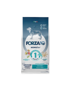 Forza10 Mono Diet Medium Adult crocchette per cani adulti Pesce 12kg