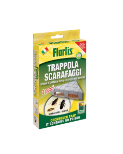 Flortis Trappola scarafaggi triangolare - 2 Pezzi