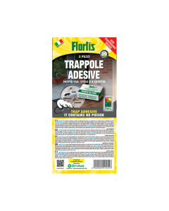 Flortis Trappola adesiva topi e insetti - 2 Pezzi