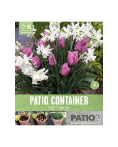 Bulbi da vaso Pink Tulips & White Narcissus Kapiteyn 15pz