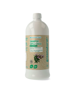 Shampoo antiforfora salvia & ortica ecobio - 1 litro