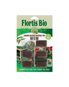 Flortis bastoncini concimanti universali con neem – 25 bastoncini