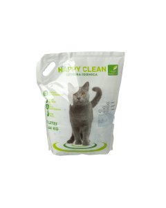 Lettiera per gatti in Silicio Happy Clean