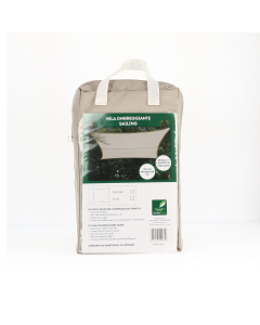 Vela parasole per giardino quadrata 3,6 x 3,6 sabbia