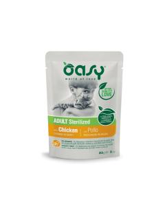 Oasy Cat Adult Sterilized bocconcini per gatti sterilizzati 85g