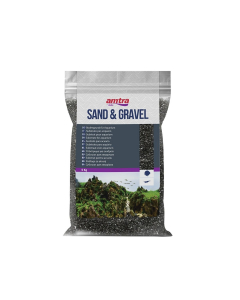 Sabbia Nera Fine 0,3/0,9mm per acquari 5kg