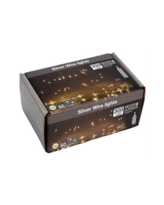 Luci a cascata 300 LED Bianco caldo e 10 Fili in metallo