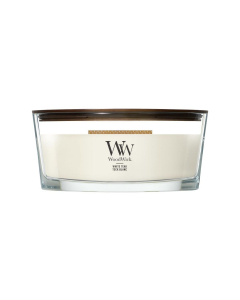WoodWick Candele profumate White Teak