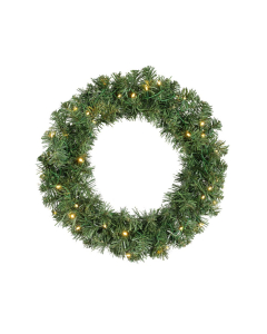 Corona natalizia fuori porta Imperial con led