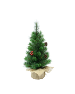 Pino Jack H60cm con pigne e bacche