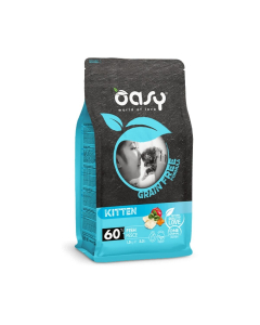 Oasy Cat Crocchette Grain Free Kitten pesce 1,5kg