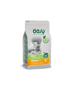 Oasy Cat Adult Sterilized croccantini per gatti sterilizzati 300g