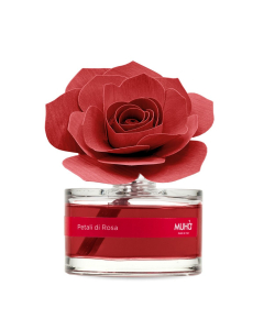 Muhà Diffusore per ambiente con rosa decorativa 50ml