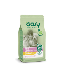 Oasy Dog Crocchette Adult Light In Fat pollo 12 kg