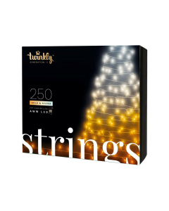 Luci di Natale Twinkly Strings gold edition wifi da 250 LED