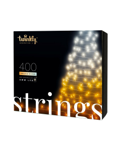 Luci Twinkly Strings gold edition wifi da 400 LED