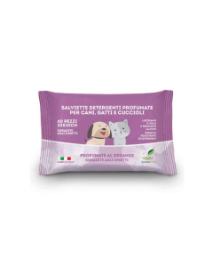 Salviettine detergenti per cani e gatti