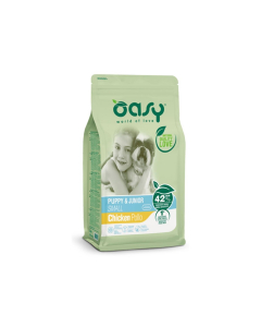 Oasy Dog Puppy & Junior crocchette per cani cuccioli Pollo 3 kg