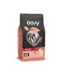 Oasy Cat Grain Free Adult Crocchette per gatti 1,5kg 
