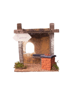 Bottega del fabbro decorazione per il presepe