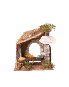 Negozio di frutta e verdura decorazione per il presepe