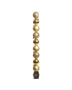 Set 10 palline di Natale 6cm