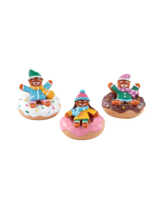 Lemax set da 3 figurine Tubing Day