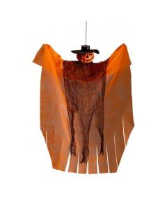 Mostro zucca Halloween da appendere 65cm