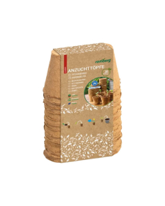 Vasetti da Coltivazione Biodegradabili Romberg Ø 6 cm (Rotondi) - 26 pz