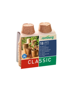 Vasetti da Coltivazione Biodegradabili Romberg Ø 8 cm (Rotondi) - 18 pz