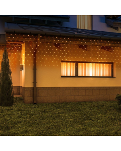 Tenda luci di Natale led bianco caldo