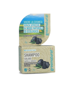 Shampoo solido purificante per capelli grassi 