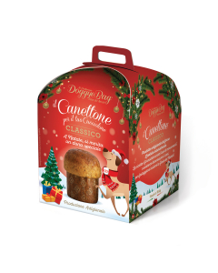 Canettone classico Doggye Bag cibo per cani specialità natalizia