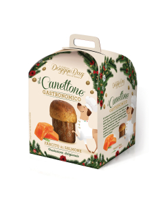 Canettone al salmone Doggye Bag cibo per cani gourmet Natale