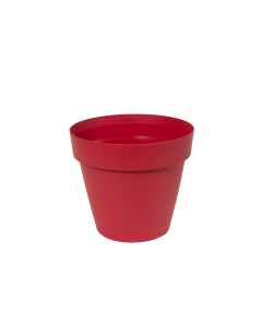 Vaso in plastica riciclata Mymood 25 Plastecnic Rosso Ciliegia