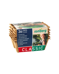 Vasetti da Coltivazione Biodegradabili Romberg 6x5 cm (In Kit) - 36 pz