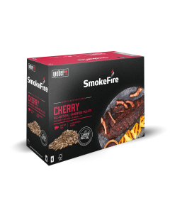 Pellet per barbecue weber smokefire 100% legno ciliegio e faggio