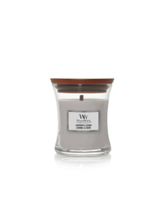 WoodWick Candela a clessidra Lavender & Cedar