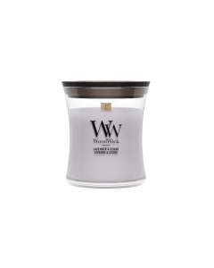WoodWick Candela a clessidra Lavender & Cedar